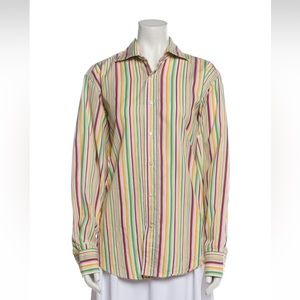 ETRO Long Slv Button Up Top